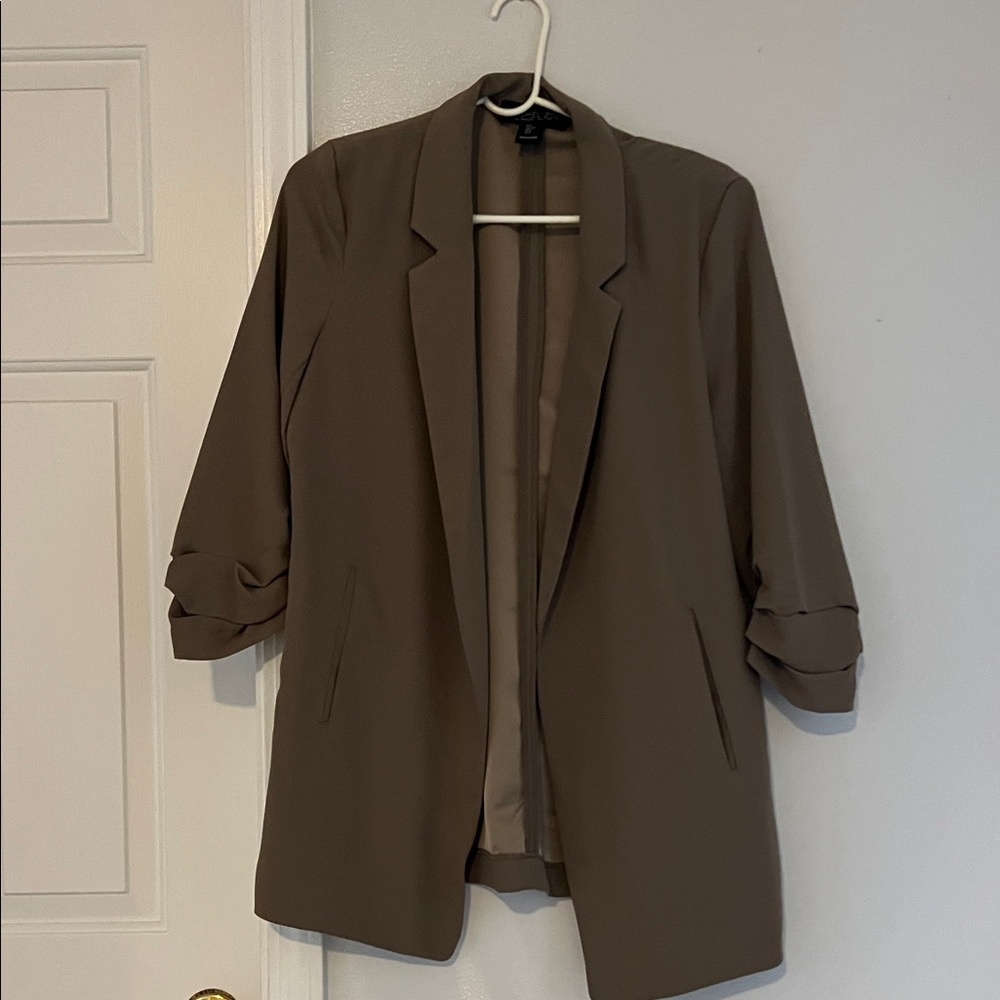 Rachel Zoe Classic Brown Blazer